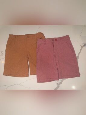 2 Cat & Jack Boys Golf Shorts Lot